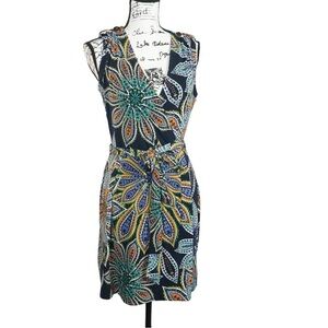 Banana Republic Sleeveless Paisley Floral Mini Dress, Small